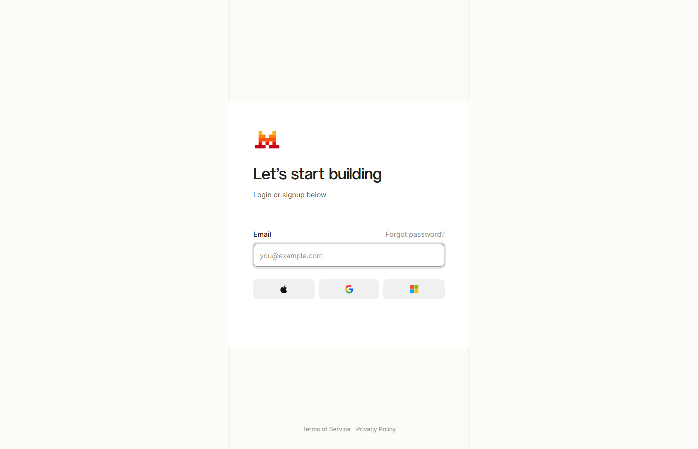 Page de connexion console.mistral.ai
